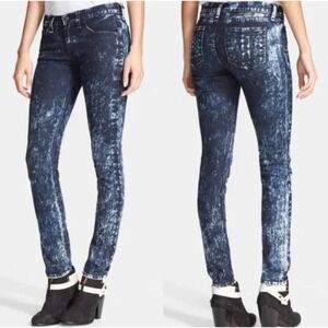 Rag & Bone Dark Acid Wash Skinny Jeans Size 26